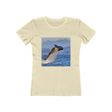 Whale 'Leviathan' - Women's Slim Fit Ringspun Cotton T-Shirt