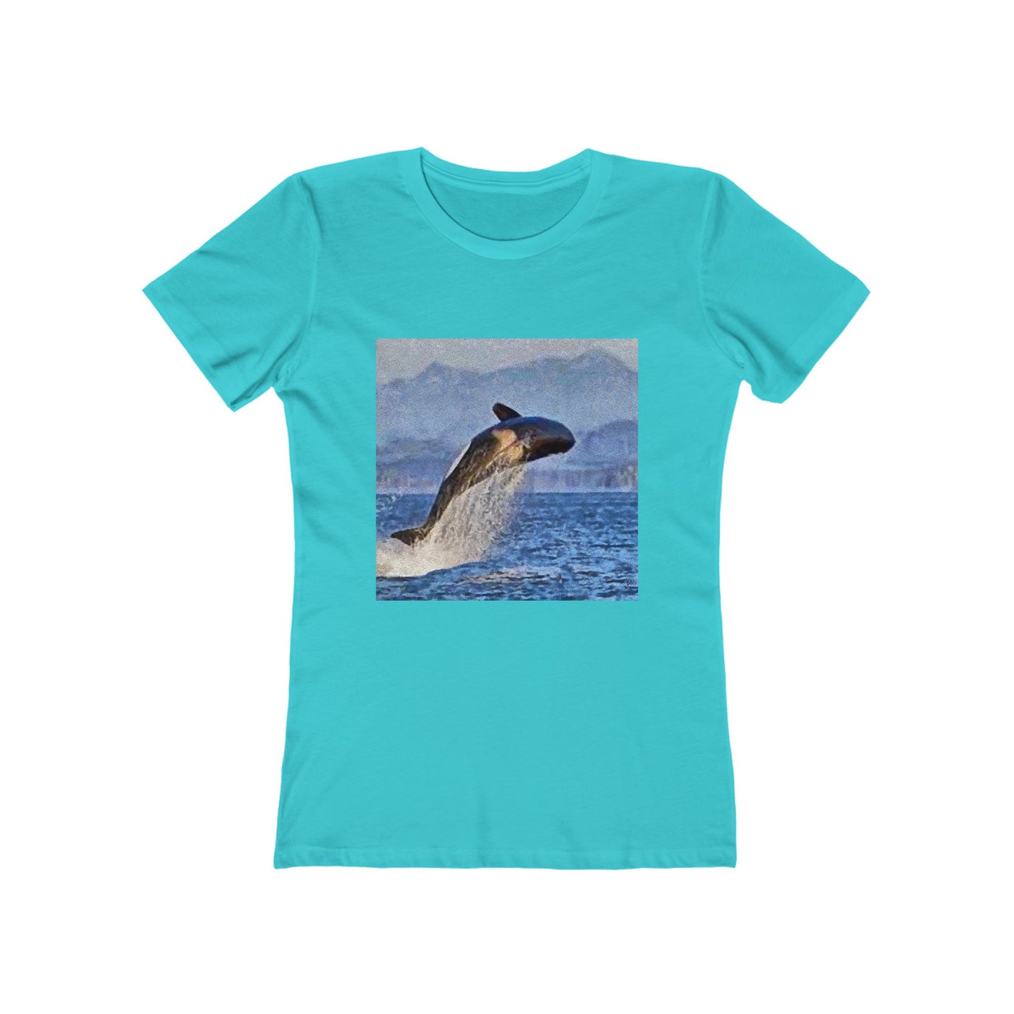 Whale 'Leviathan' - Women's Slim Fit Ringspun Cotton T-Shirt
