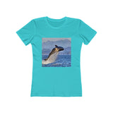 Whale 'Leviathan' - Women's Slim Fit Ringspun Cotton T-Shirt