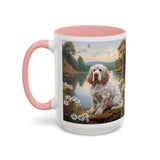 Clumber Spaniel Fine Art Ceramic Accent Coffee Mug - Two Sizes