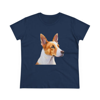 Canaan Dog of Israel Women's Midweight Cotton Tee