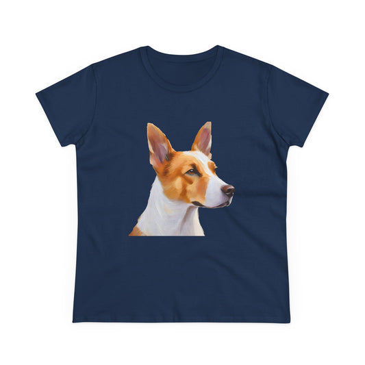 Canaan Dog of Israel Women's Midweight Cotton Tee