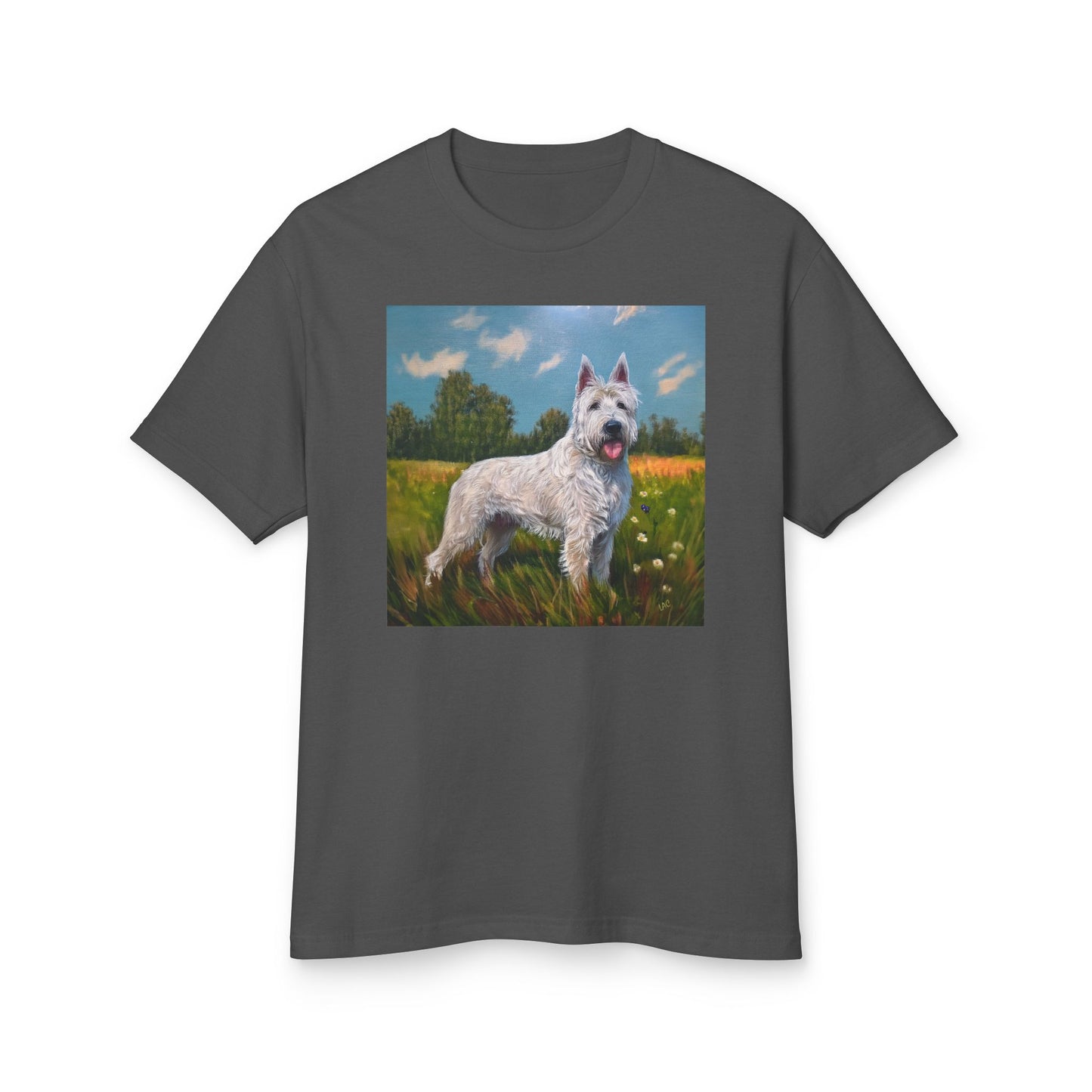 Bouvier des Ardennes Unisex Relaxed Fit Heavyweight Cotton Tee