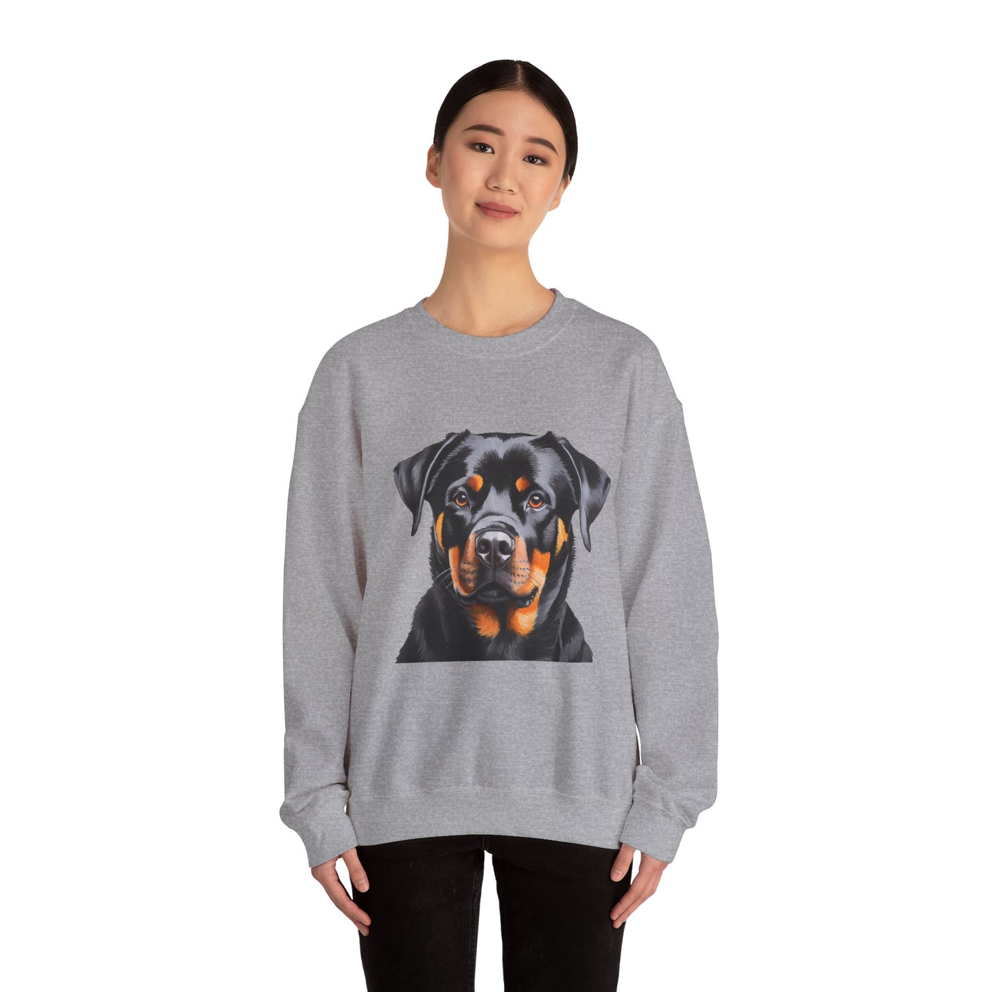 Rottweiler  'Bruno'   Unisex 50/50 Crewneck Sweatshirt