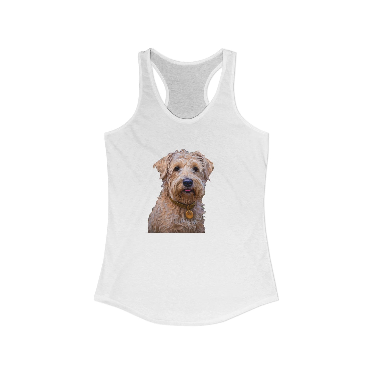 Soft Coated Wheaten Terrier Women's Slim Fit Tank Top