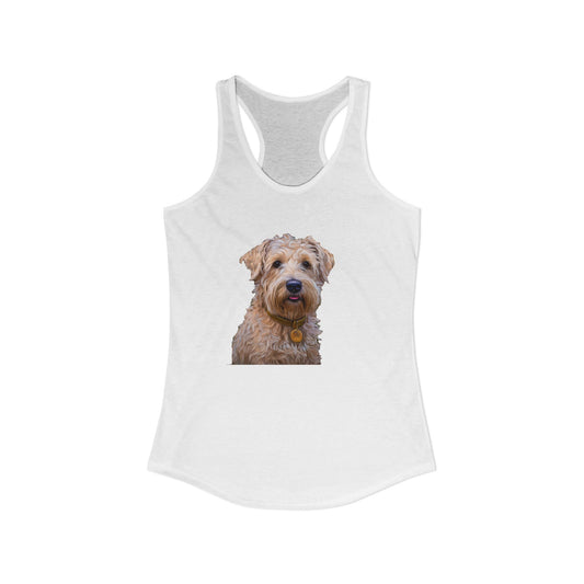 Soft Coated Wheaten Terrier Women's Slim Fit Tank Top
