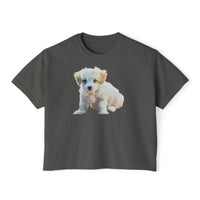 Bichon Frise Women's Oversized Boxy Tee