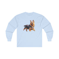 Australian Terrier Unisex Classic Cotton Long Sleeve Tee