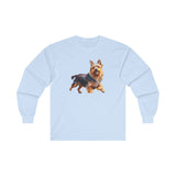 Australian Terrier Unisex Classic Cotton Long Sleeve Tee