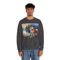 Shiba Inu Unisex 50/50 Crewneck Sweatshirt