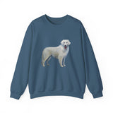 Slovensky Cuvac Unisex 50/50 Crewneck Sweatshirt