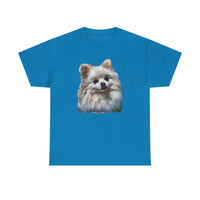 Pomeranian "Snowball" Unisex Heavy Cotton Tee by Doggylips™