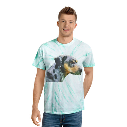 Catahoula 'Clancy' - Unisex Tie-Dye Tee, Cyclone