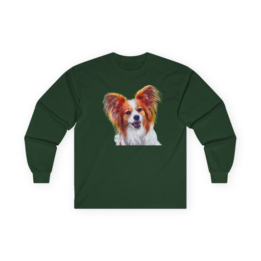 Papillon 'McQueen' Unisex Cotton Long Sleeve Tee