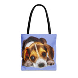 Beagle 'Daisy Mae' Tote Bag: Elegance Meets Playfulness