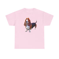 Basset Hound Unisex Heavy Cotton Tee: A Love Letter to Your Scent Hound