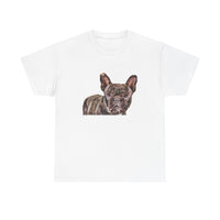 French Bulldog 'Shannel' Unisex Heavy Cotton Tee