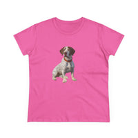 Braque du Bourbonnais Women's Midweight Cotton Tee