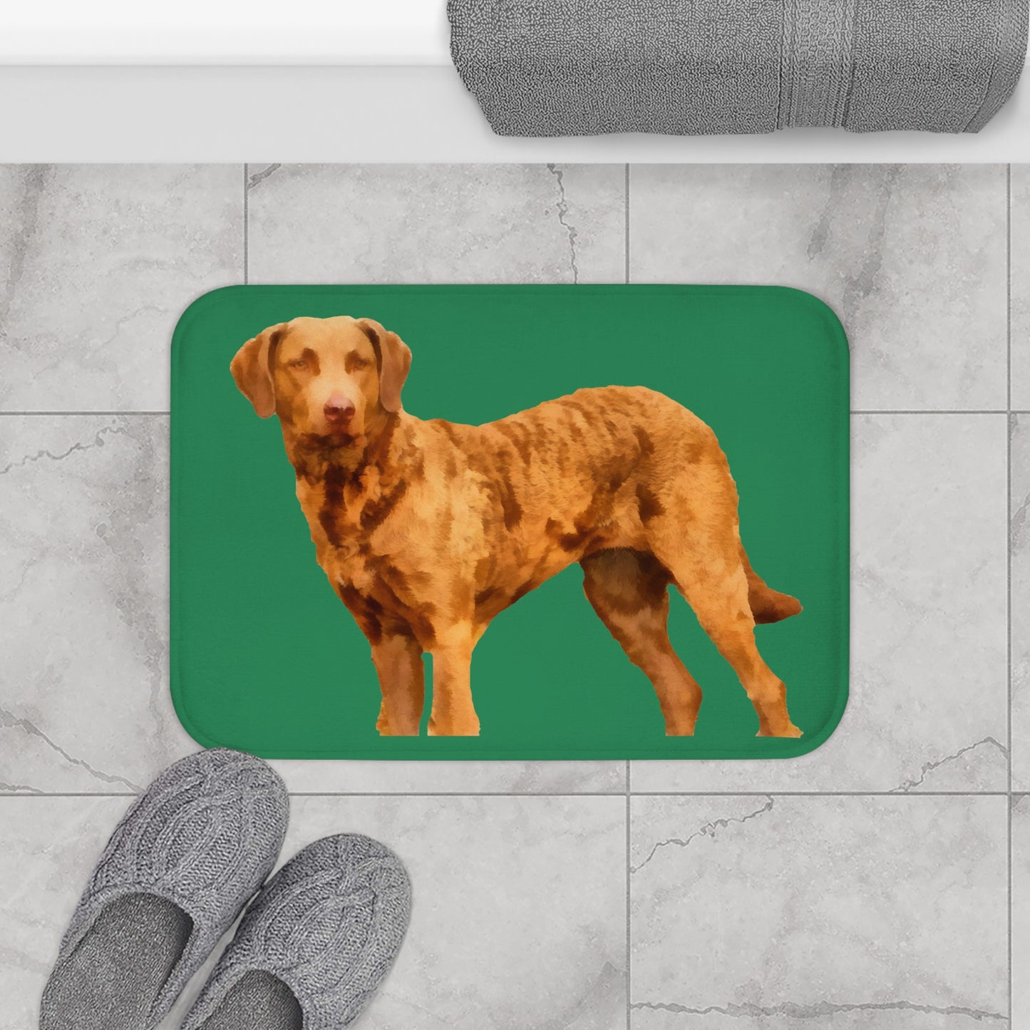 Chesapeake Bay Retriever Bathroom Rug Mat