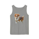 Nederlandse Kooikerhondje  Unisex Garment-Dyed Tank Top