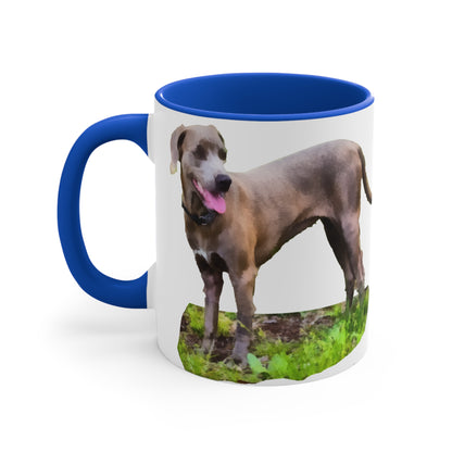 Blue Lacy 'Tex' Accent Coffee Mug, 11oz