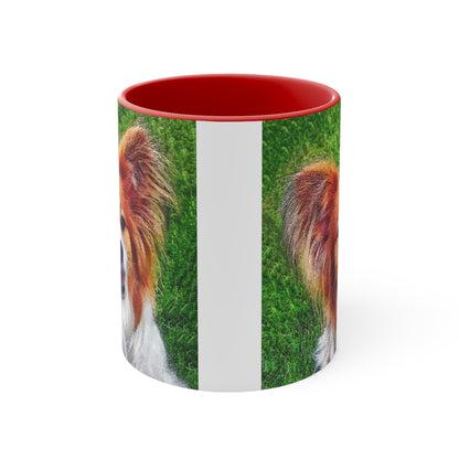 Papillon Ceramic Accent Coffee Mug, 11oz