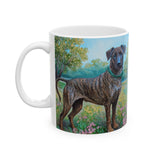 Treeing Tennessee Brindle Ceramic Mug - 2 Sizes