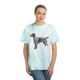 Wirehaired Pointing Griffon Unisex Tie-Dye Tee, Cyclone