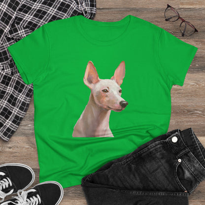 Xoloitzcuintli 'Mexican Hairless' Women's Midweight Cotton Tee