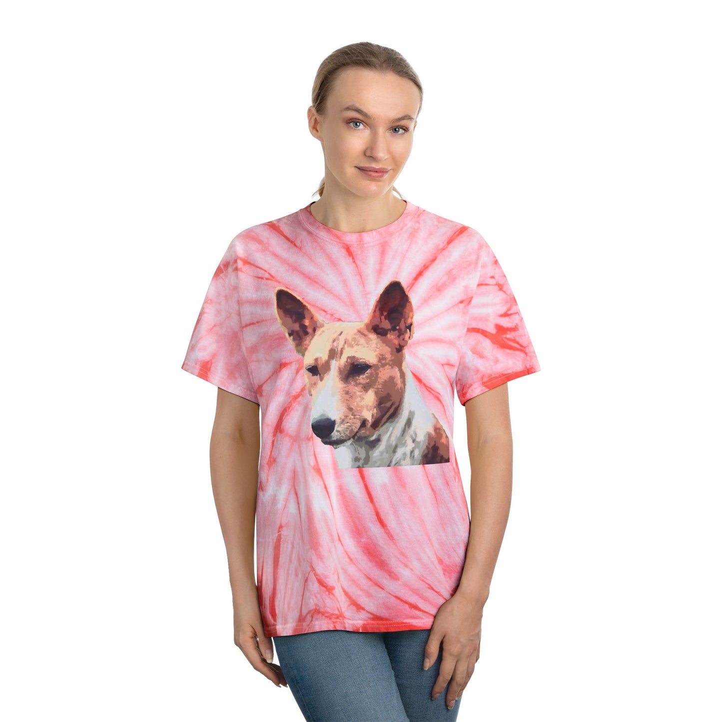 Basenji Unisex Cotton Tie-Dye Tee, Cyclone