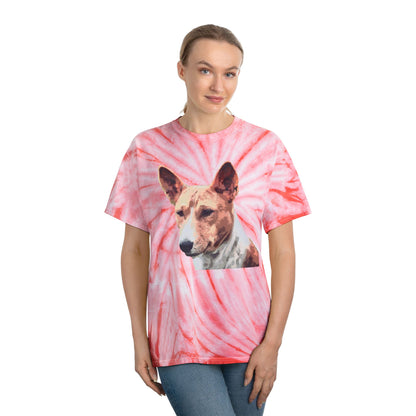 Basenji Unisex Cotton Tie-Dye Tee, Cyclone