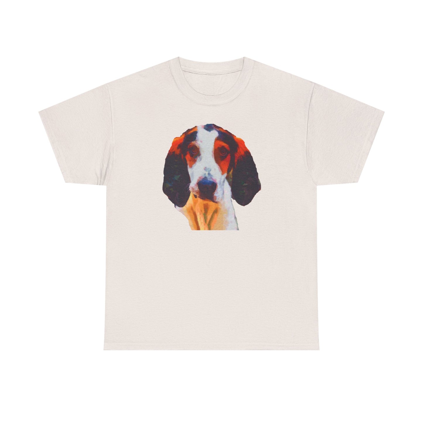 Elegant Treeing Walker Coonhound Unisex Heavy Cotton Tee