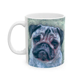 Pug 'Pompey' Ceramic Mug 11oz