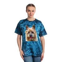 Cairn Terrier 'Toto' Unisex Tie-Dye Tee, Crystal