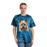Cairn Terrier 'Toto' Unisex Tie-Dye Tee, Crystal