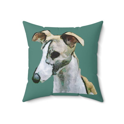 Whippet 'Simba' Spun Polyester Throw Pillow