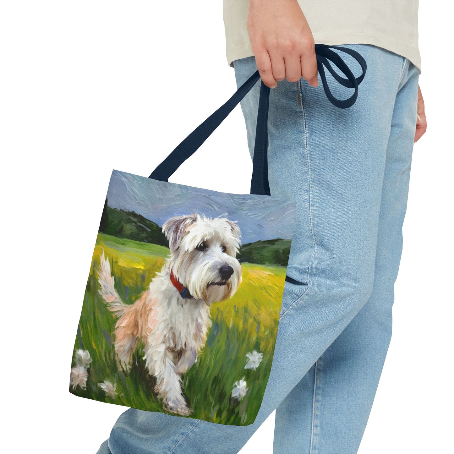 Dandie Dinmont Terrier - Polyester Tote Bag (AOP)