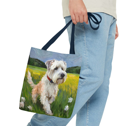 Dandie Dinmont Terrier - Polyester Tote Bag (AOP)