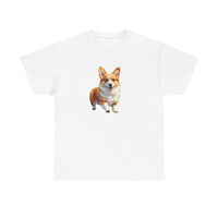 Welsh Corgie Puppy - Unisex Heavy Cotton Tee