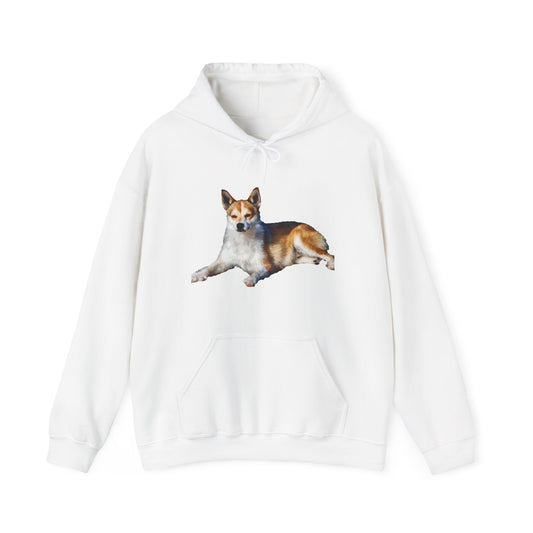 Norwegian Lundehund Unisex 50/50 Hooded Sweatshirt