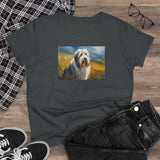 Old English Sheepdog Women's Midweight Cotton Tee