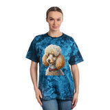 Standard Poodle #2 - Tie-Dye Tee, Crystal