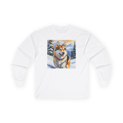Chinook 'Sled Dog' Classic Cotton Long Sleeve Tee