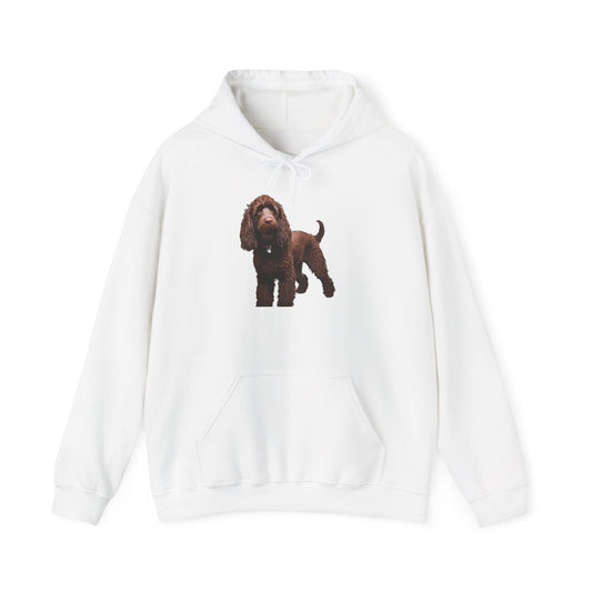 Irish Water Spaniel Unisex 50/50 Hooded Sweatshirt