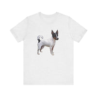 Japanese Terrier Unisex Jersey Tee - A Luxe Attire for Dog Lovers