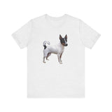 Japanese Terrier Unisex Jersey Tee - A Luxe Attire for Dog Lovers