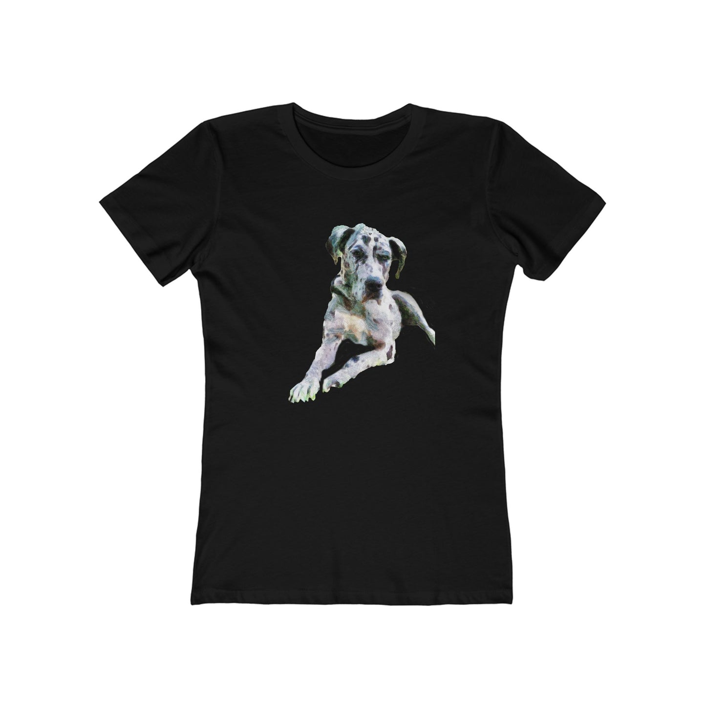Harlequin Great Dane 'Leonid' Women's Slim Fit T-Shirt