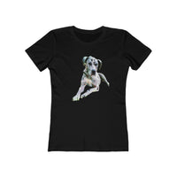 Harlequin Great Dane 'Leonid' Women's Slim Fit T-Shirt