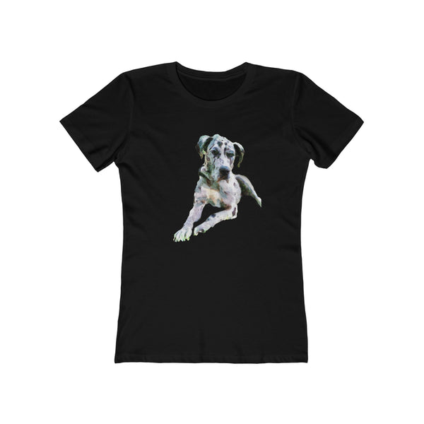 Harlequin Great Dane 'Leonid' Women's Slim Fit T-Shirt