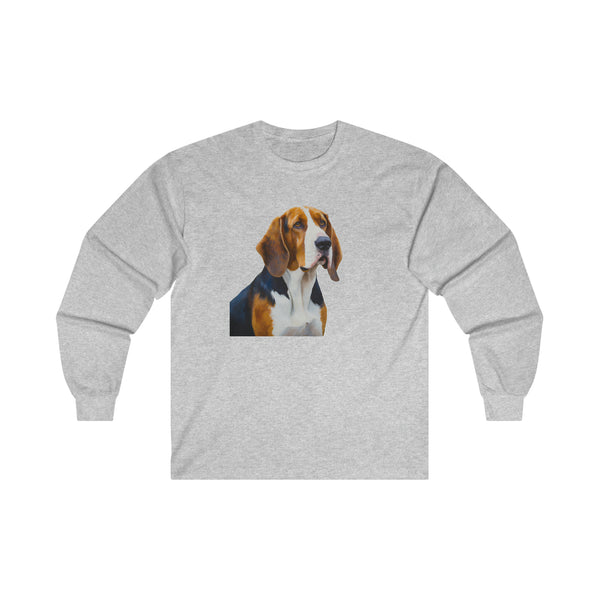 American English Coonhound Classic  Cotton Long Sleeve Tee